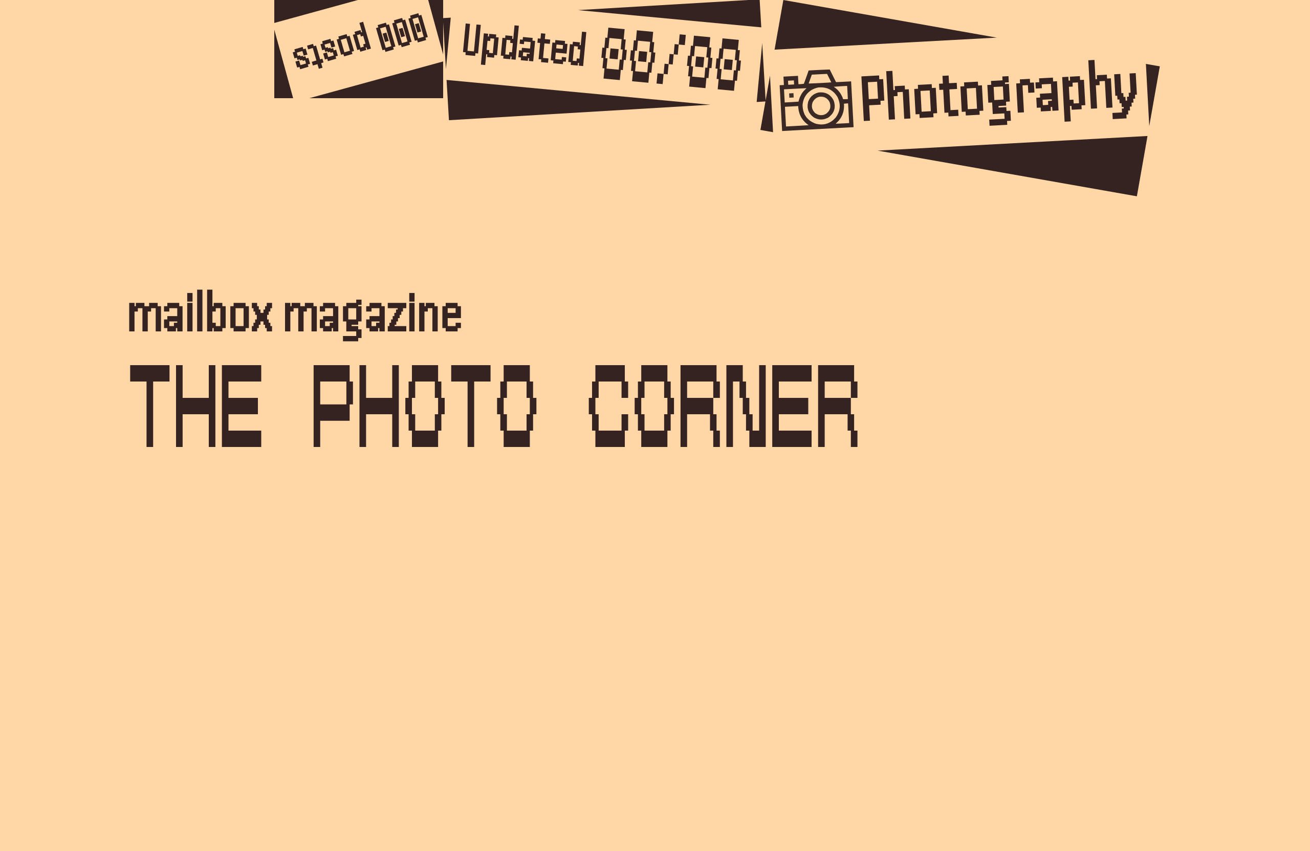 photo corner header